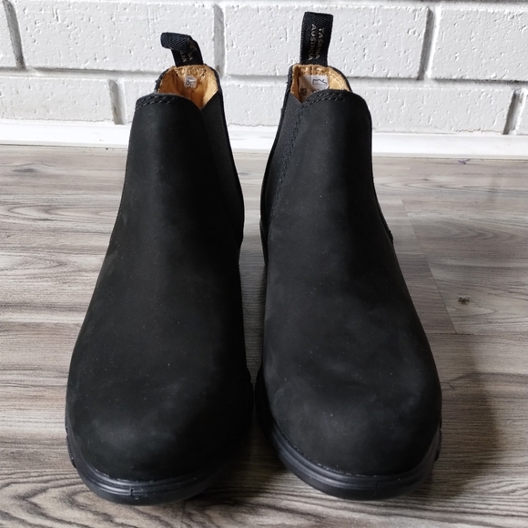 Blundstone 1977 Ankle Boot Black Nubuck Women's size 6 - Picture 2 of 6